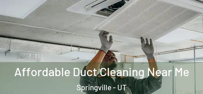 Affordable Duct Cleaning Near Me Springville - UT