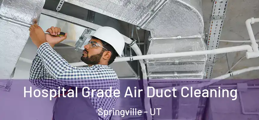 Hospital Grade Air Duct Cleaning Springville - UT